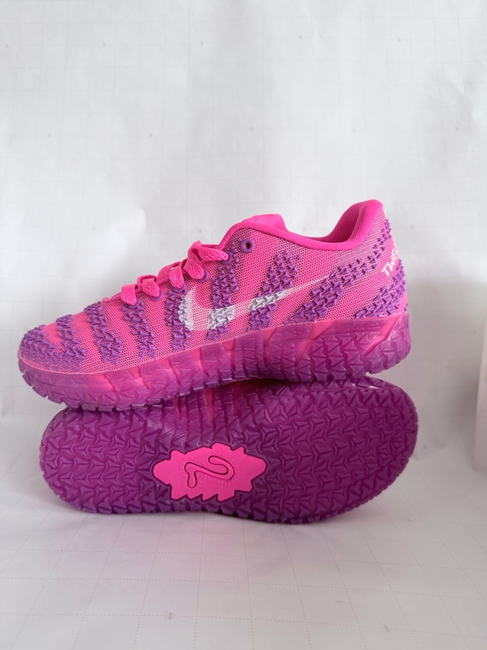 Nike Hot Pink and Purple Knit Trainer